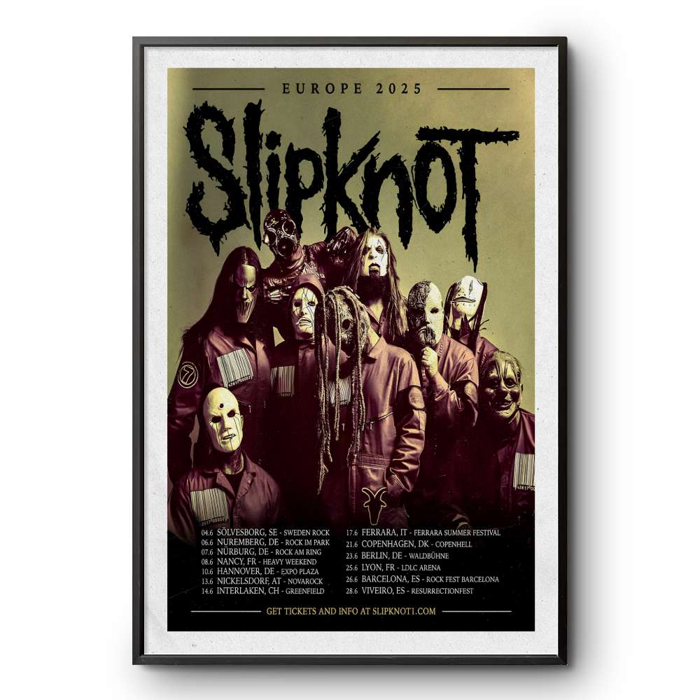 Slipknot 2025 Poster